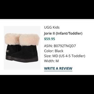 Baby Ugg Jorie II (Infant/Toddler)